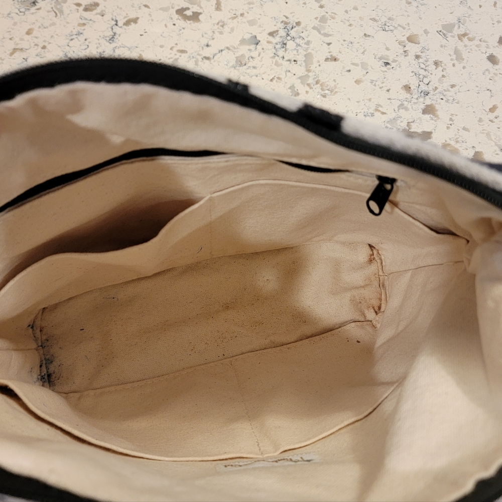 Timberline Ltd. Large Leather Crossbody Bag Genuine Pendleton Wool - Picture 9 of 12
